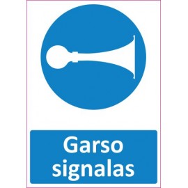 Lipdukas Garso signalas